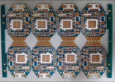 China SMT Immersion Gold Cam Prototypre PCB Board Blue Solder Mask White Silkscreen for sale