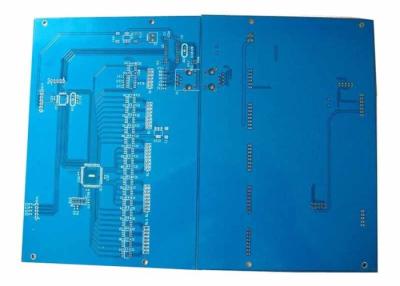 China 1.6mm Blue Solder Mask Double layer Custom PCB Boards for Access Control System for sale