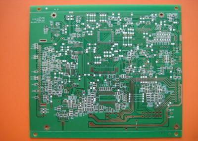 China HAL HASL Lead Free Green Solder Mask 1.6mm Double Sided PCB for Card Reader for sale