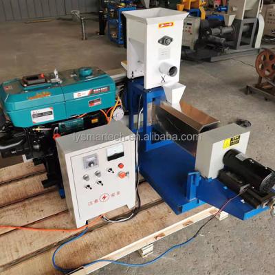 China Long Maintenance Time Diesel Engine Floating Fish Feed Extruder Machine Chicken Feed Pellet Machine for sale