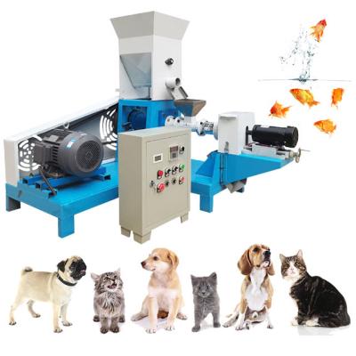 China High Efficiency Easy Operation Fish Food Making Floating Extruder Machine Processing Plant for sale