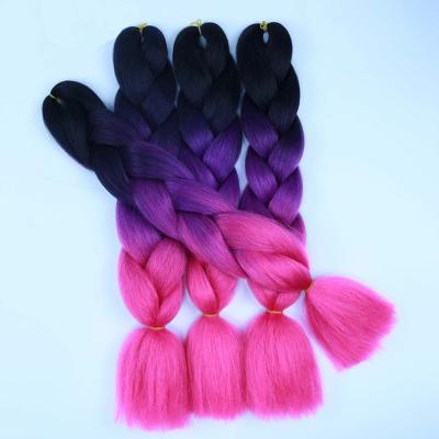 China Cheap Wholesale Synthetic Yaki X--Pressure Hair For Braiding, 24inch 100gram, 82inch 208gram, Synthetic Box Braiding Hair Extension for sale