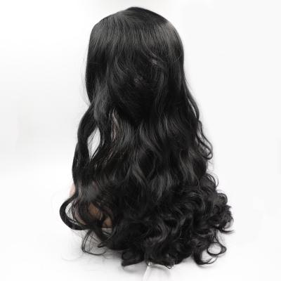 China Kinky Curl Cosplay Partschoice Deep Wave 26 Inch Non Lace Front Synthetic Wig Hair Machine Made for sale