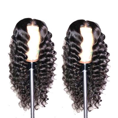 China Jerry's Lead Wig High Quality Raw Cambodian Human Hair Lace Front Human Hair Wig For Women Black 100% Virgin Brazilian Cuticle Aligned Lace Wig for sale