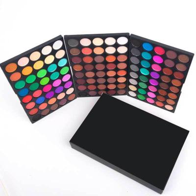 China Waterproof No Logo Do Your Own 120 Color Eyeshadow Palette Personal Eyeshadow for sale