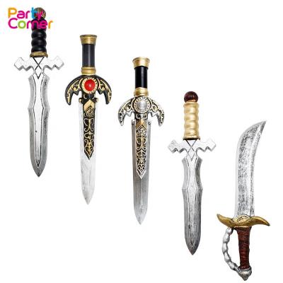 China Halloween Party Prop Swords Prop Swords Pirate Knives Plastic Halloween Party Supply Dagger Viking Costume Accessory PCWM19051501 for sale