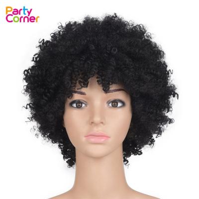 China Short Deep Curly Hair Wigs For Color Women Short Wigs Cosplay Short Headwear PCWM19043007 for sale