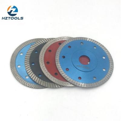 China Tile Professional Ultra Thin Professional Ceramic Diamond Tile Cutting Blade Disc Porcelain Tile Diamond Cutting Blade. Te koop