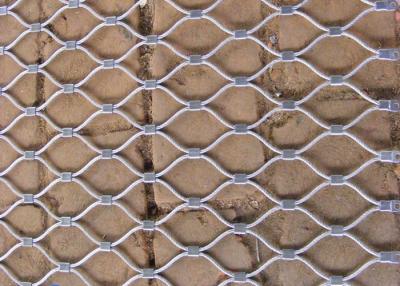 China Excellent Flexibility Stainless Steel Wire Rope Mesh For Amusement Rides Anti Corrosive for sale