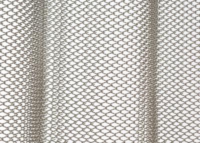 China Decoration Mesh Drapery Fabric Acid Pickling / Anodic Oxidation / Baking Finish for sale