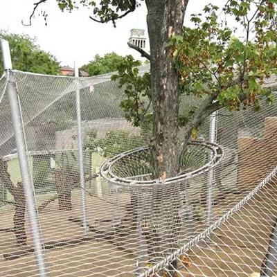 China Flexible Stainless Steel Rope Mesh/Wire Rope Net For Bird Aviary for sale