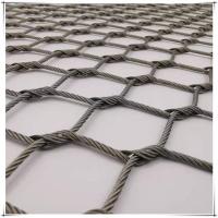 China A corda atada 50mm de aço inoxidável flexível Mesh Type X tende o cabo para o jardim zoológico à venda