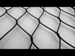 After the braided stainless steel wire mesh has been subjected to black oxidation treatment