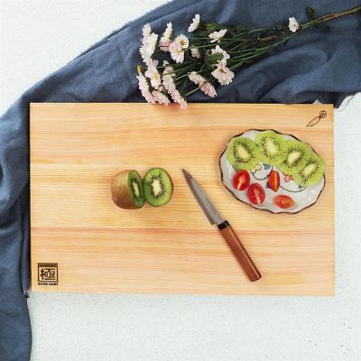 China Viable Black Wooden Fruit Dish Walnut Chopper Cypress Hinoki Hinoki Japanese Bread Board for sale