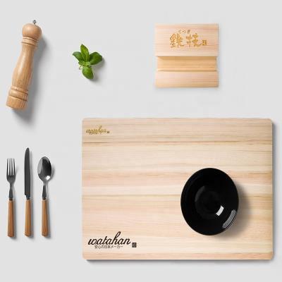 China Viable Japanese Hinoki Wood Cutting Board for sale