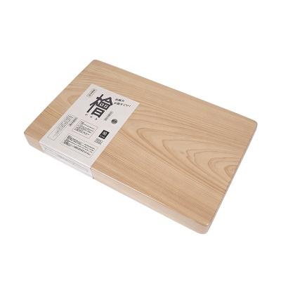 China Chopper Hinoki Wooden Japanese Cypress Wooden Viable Cutting Board Customized Luxury Logo Kitchen Chopper Hinoki Packing Mincing Board for sale