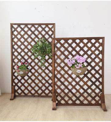 China Indoor Flower Shelf Backyard Garden Fence Yard Fence Stake Border Lawn Protective Decorative Wooden Outdoor Fence Or Indoor Garden Fence On The Wall for sale