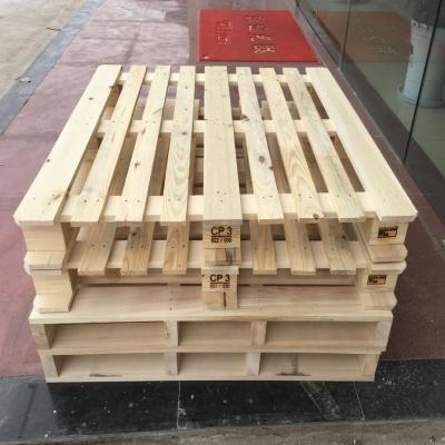 China Standard 4 Standard 4 Solid Wooden Pallet Fumigating Pallet Heavy Duty WOODEN PALLET WOODEN Transport Pallet Pallet EURO Fumigating Way for sale