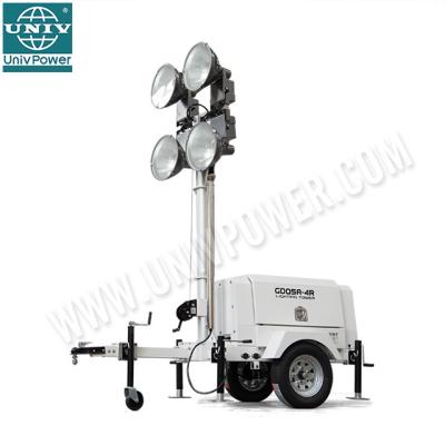 China Light Tower Telescopic Generator Poles Mast Matel Halide Lamps GGDQ5A4R-0001 for sale