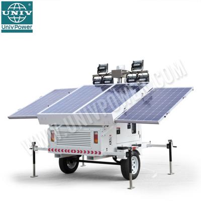 China Sports Stadiums Price Nice Mobile Solar And Diesel Power Light Tower For Mine With Customized Configuration for sale