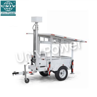 China NIGHT VISION Without Moving Solar Cctv Camera Trailer for sale