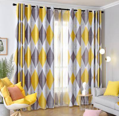 China Wholesale Hot Sale CorTina Living Room Ready Made Blackout Curtain Fabric Curtain for sale