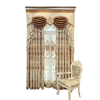 China Cheap Pure Living Room Window Decoration Para Salas Blackout Drapes Curtain Velvet Nordic Embroidered Fabric for sale