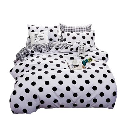 China Hot Sale Home Textile Anti Dust Mites Soft Comforter Sheet Bedding Set Soft Luxury Cheap Prices For Home Modern Cute Bedding Set for sale