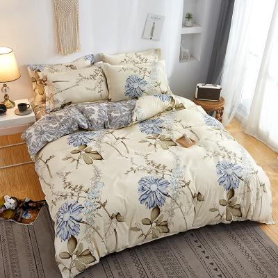 China 2021 Anti-Static Contemporary Bedding Set Luxury Korean Style Bed Set Aesthetic Bedding for sale