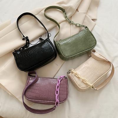 China Fashion Fashion Bags 2022 Ladies Woman Is Shoulder Cross - Custom Body Bag Woman Chain Purse Crocodile Handbags Bag for sale