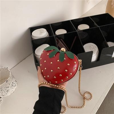 China Waterproof Cute Backpacks for Teenage Girls Grab Trendy Women Shoulder Bag Fashion Trends Ladies Handbag Strawberry Coin Purse for sale