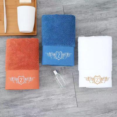 China Wholesale 100% Viable Hotel Toallas Cotton Toallas Gym Towel Hotel Plain Plain Bath Towel Set for sale