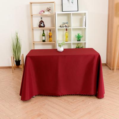 China Modern Wholesale Cheap Tovaglia Da Tavola Hotel Banquet Tablecloth Wedding Table Cloths for sale