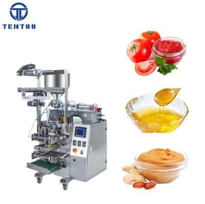 China 20gm Chili Food Automatic Paste Sauce Filling Weighing And Packing Machine for sale