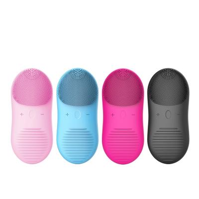 China 2021 Hot Acne Treatment Brush Ultra Ultra Soft Silicone Girl Woman Waterproof Sonic Man Vibrating Face Brush Deep Cleansing Exfoliater for sale