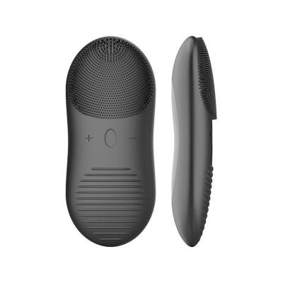 China Hot 2021 Wholesale Anti-puffiness Beauty Machine Brushes Man Soft Powered Silicone Electric Facial Brush Deep Cleansing Exfoliator for sale