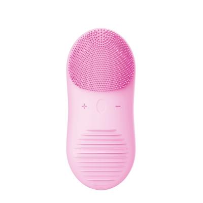 China Acne Treatment Facial Cleansing Brush Ultra Hygienic Soft Silicone, Waterproof Sonic Vibrating Face Brush for Deep Cleansing, Gentle Exfoliat for sale