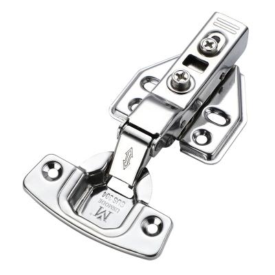 China Jieyang Contemporary Removable Hydraulic Hinge 35MM SS Sideboard Hinge / 201 Stainless Steel Removable Soft Close Bracket Plates Hinges for sale