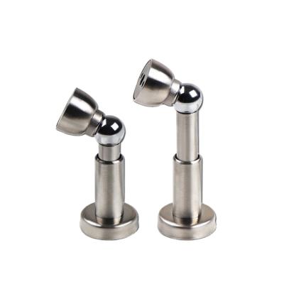 China Modern New Promotion Hot Selling Door Stops Stainless Steel Adjustable Magnetic Door Stopper for sale