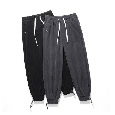 China Professional Manufacturer Anti-Wrinkle Loose Track Pants Casual Pants For Men Corduroy Trousers for sale