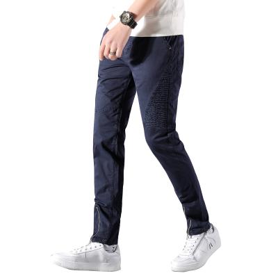 China Anti-pilling ready to ship 2022 cotton straight leg pants men golf casual pants trousers for men for sale