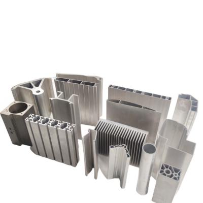 China Aluminum tube 6063 Aluminum Extrusion Factory Customized Large Industrial Aluminum Profile Extrusion Industrial Aluminum Profile 6000 Series for sale