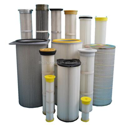 China Building Material Stores Dust Collector Cartridge Filter Industrial Dust Dust Collector Air Filter Cartridge Cone Dust Filter Filter for sale