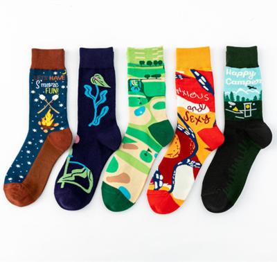 China OEM Wholesale Men's Others Funny Socks Fashion Women's Personality Anime Socks Cartoon Skarpety Fashion High Quality Stitching Pattern for sale