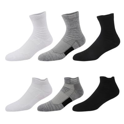 China MOQ Viable Custom Made Mens Athletic Low Socks Athletic Running Sports Booties Cotton High Quality OEM Wholesale for sale