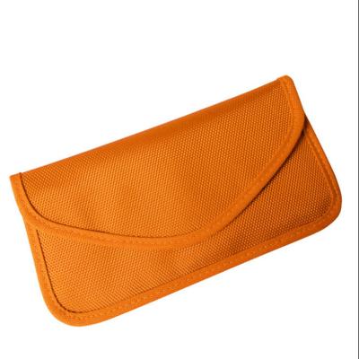 China Waterproof Copper Nickel Cloth Coated EMF Shielding RFID Blocking Cell Phone Wallet for sale