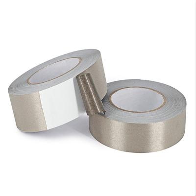 China ANTISTATIC RFID EMF Shielding Fabric Conductive Tape Anti Radiation Copper Nickel Cloth Tape for sale