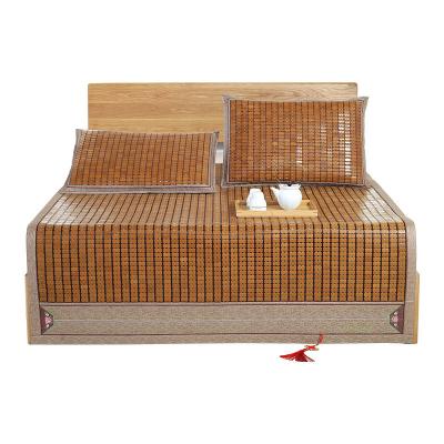 China Foldable in stock with competitive price 100% natural mahjong bamboo summer sleep mat for sale for sale