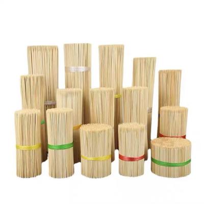 China Wholesale Disposable High Quality Disposable Short Bamboo Skewer BBQ Skewers for sale