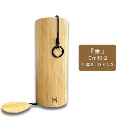 China Eco-friendly Hot Selling Bamboo Wind Rings Wind Bell for Outdoor Garden Patio Home Decoration for sale